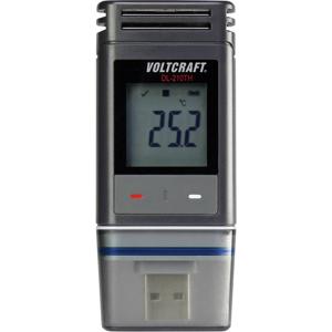 VOLTCRAFT DL-210TH DL-210TH Temperatuur datalogger, Vocht datalogger Te meten grootheid Temperatuur, Luchtvochtigheid -30 tot +60 °C 0 tot 100 % Hrel