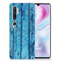 Xiaomi Mi Note 10 Pro Bumper Hoesje Wood Blue - thumbnail