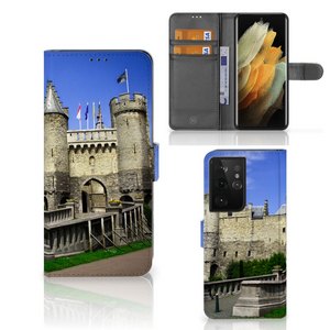 Samsung Galaxy S21 Ultra Flip Cover Kasteel