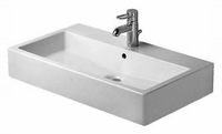 Duravit Vero Wastafel Wondergliss Met 1 Kraangat 80x47x17.5 cm Geslepen Keramiek Glanzend Wit