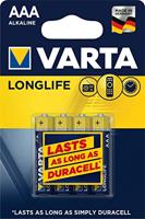 Varta 4103 Longlife AAA-batterij (4-delig)