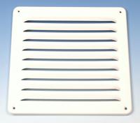 Aluminium Schoepenrooster Opbouw 195 X 195mm - Wit (1-2020w)