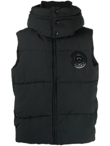 BARROW logo-patch padded gilet - Noir