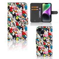 iPhone 15 Telefoonhoesje met Pasjes Birds - thumbnail