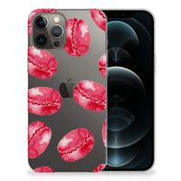 iPhone 12 Pro Max Siliconen Case Pink Macarons - thumbnail