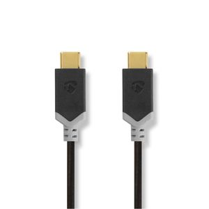 Nedis USB-Kabel | USB-C Male naar USB-C Male | 5 Gbps | 2 m | 1 stuks - CCBW64700AT20 CCBW64700AT20