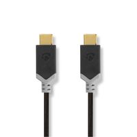 Nedis USB-Kabel | USB-C Male naar USB-C Male | 5 Gbps | 2 m | 1 stuks - CCBW64700AT20 CCBW64700AT20