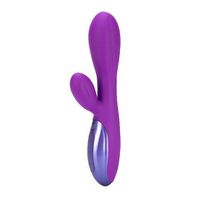 UltraZone Excite 6x Rabbit Style Silicone Vibe - Purple - thumbnail