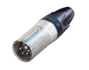 Neutrik NC4MXX XLR-connector Stekker, recht Aantal polen: 4 Zilver 1 stuk(s)