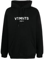 VTMNTS hoodie imprimé à lien de resserrage - Noir - thumbnail