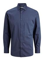 JACK & JONES Heren Jprblaroyal Shirt L/S Noos Shirt, navy blazer, XL