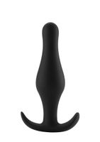 Butt Plug with Handle - Medium - Black - thumbnail