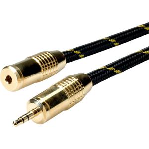 ROLINE GOLD 3,5mm audio verlengkabel Male/Female, 10 m