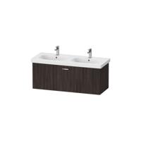 Duravit XBase wastafelonderkast 115x48,5 cm met 1 lade voor dubbele D-Code wastafel, donkerkastanje