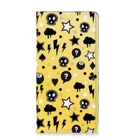 Mobiel BookCase Samsung Galaxy S23 Plus Punk Geel - thumbnail