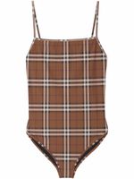 Burberry maillot de bain à carreaux - Marron - thumbnail