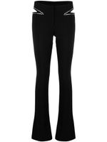 Patrizia Pepe pantalon slim à détails de clous - Noir