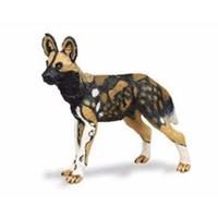 Plastic - speelgoed figuur - Afrikaanse wilde hond - 9 cm   -