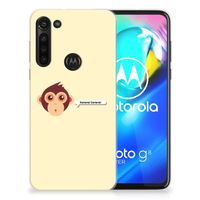 Motorola Moto G8 Power Telefoonhoesje met Naam Monkey