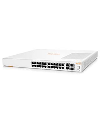 Aruba Instant On 1960 24-Port Gb 20-Port Class 4 PoE | 4-Port Class 6 PoE Smart Switch (370W) - 24x 1G | 2x SFP+ | 2x 10GBase-T (JL807A#ABB)