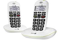 Doro Phone Easy 110 Duo DECT Telefoon, Wit, Set Van 2