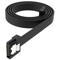 Akasa PROSLIM | SATA Cable III | SATA 3.0 | 7 Pin | 6Gbps | Black | 50cm | AK-CBSA05-50BK | for SATA SSD, HDD, CD Driver, CD Writer