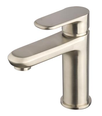 Mueller Vani wastafelmengkraan geborsteld staal PVD Mueller Vani wastafelmengkraan geborsteld staal PVD