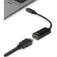 ACT USB-C naar HDMI female adapter 4K @ 30Hz