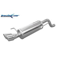 InoxCar uitlaat passend voor Fiat Punto EVO 1.4 Turbo MultiAir 165pk 2010- 2x80mm X-Race IXFIPN32XR80