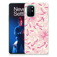 OnePlus 8T TPU Case Pink Flowers - thumbnail