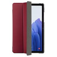 Hama Hoes voor de Samsung Galaxy Tab S7 FE/S7+/S8+ 31,5 cm 12,4 inch (uitklapbare case voor Samsung tablet, beschermhoes met standaard, transparante achterkant, magnetische cover) rood