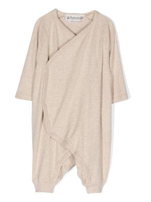 Bonpoint Pyjama met bies - Beige