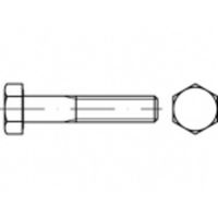 TOOLCRAFT TO-5401509 Zeskantbout M18 75 mm Buitenzeskant Staal Galvanisch verzinkt 25 stuk(s)