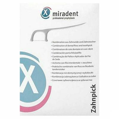 Miradent Tandenstoker met flos 100st – individueel verpakt