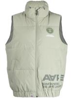 AAPE BY *A BATHING APE® Bodywarmer met logopatch - Groen