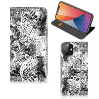 Mobiel BookCase iPhone 12 | iPhone 12 Pro Skulls Angel - thumbnail