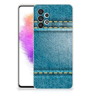 Samsung Galaxy A73 5G Silicone Back Cover Jeans