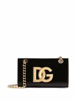 Dolce & Gabbana pochette pour smartphone 3.5 en cuir - Noir