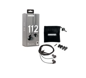 Shure SE112-GR Hoofdtelefoons Bedraad In-ear Oproepen/muziek Zwart, Grijs