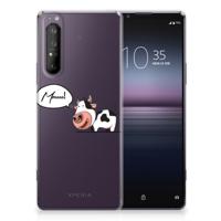 Sony Xperia 1 II Telefoonhoesje met Naam Cow