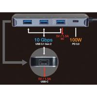 ROLINE 14.02.5048-10 USB 3.2 Gen 2 (3.1 Gen 2) Type-C 10000 Mbit/s Grijs - thumbnail