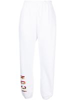 DSQUARED2 pantalon de jogging à logo imprimé - Blanc