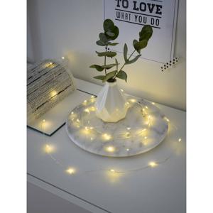 Konstsmide 1461-190 Micro-lichtketting Binnen werkt op batterijen Aantal lampen 40 LED Warmwit Verlichte lengte: 3.9 m Timer