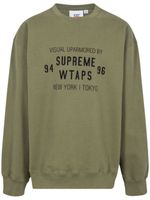 Supreme x WTAPS sweat à col ras du cou - Vert