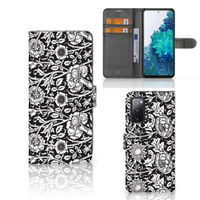 Samsung Galaxy S20 FE Hoesje Black Flowers