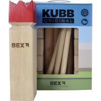 Bex Kubb Original Rubberhout Met Rode Koning