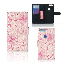 OnePlus 5T Hoesje Pink Flowers