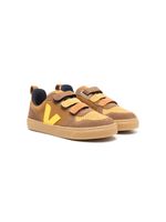 VEJA Kids baskets mi-montantes V-10 en daim - Marron