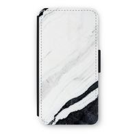 Elegante marmer: iPhone 8 Plus Flip Hoesje