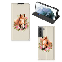 Hoesje maken voor Samsung Galaxy S21 FE Paard - thumbnail